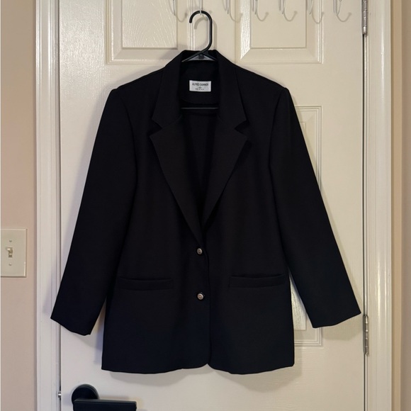 Alfred Dunner Elegant Black Suit Jacket Size 10 - Picture 1 of 4